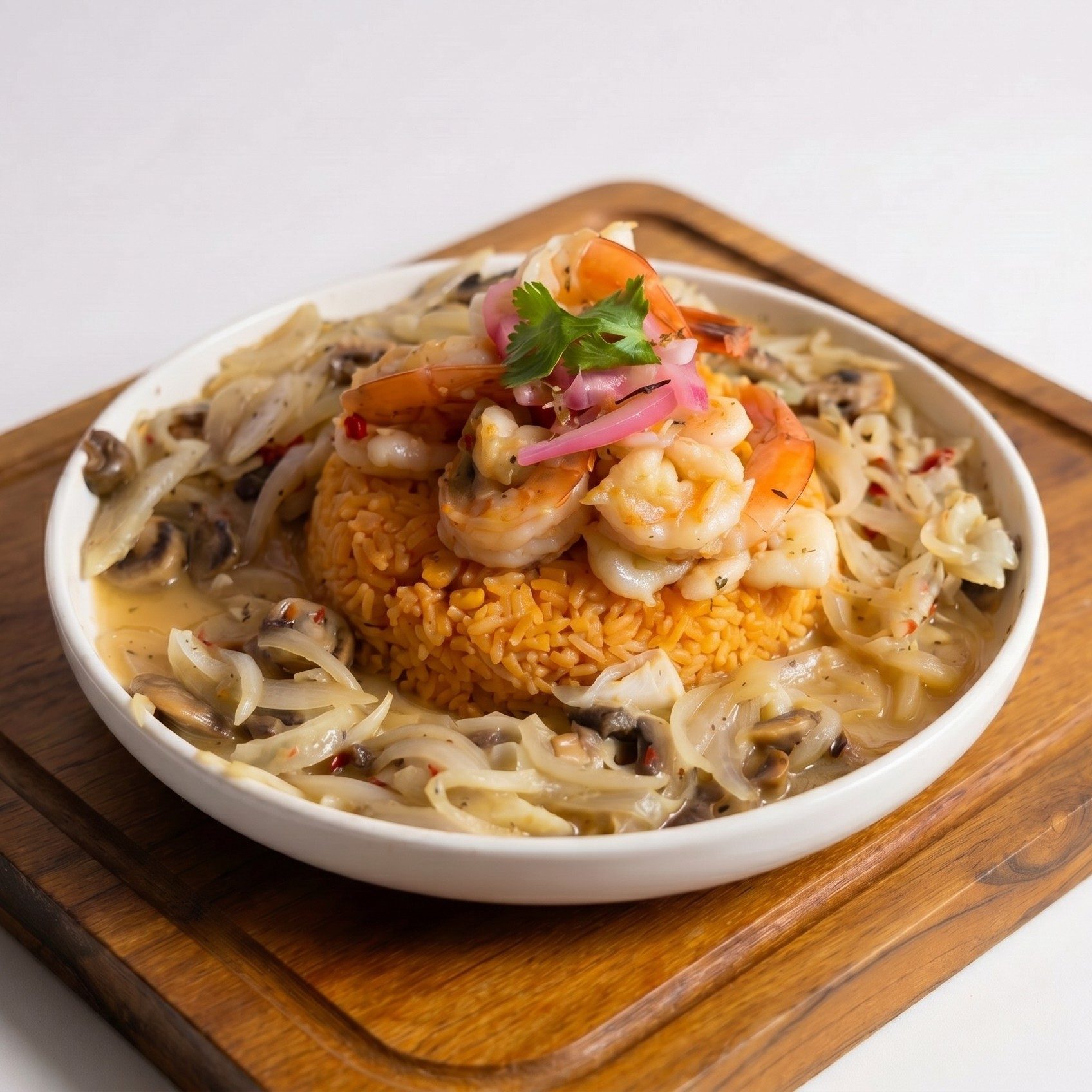 Camarones al Gusto.