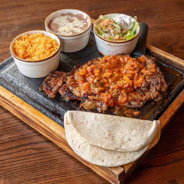 Steak Mexicana.